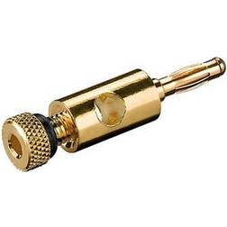 Pro Banana Plug 4mm gold