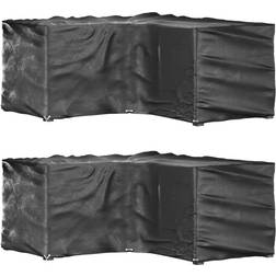 vidaXL L-Shaped Garden Covers 2