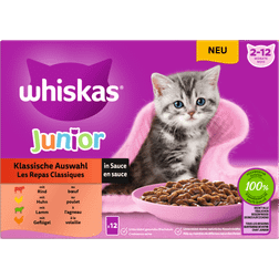 Whiskas Junior portionspåse 12 85 urval