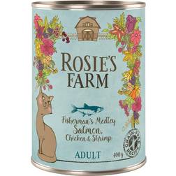 Adult 12 x 400 g Alimento Umido Per Gatti - Salmone & Pollo Con Gamberetti