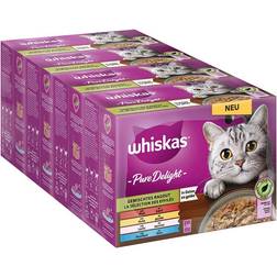 Whiskas Pure Delight In Buste 96 x 85 G Umido Gatti - Spezzatino Misto In Gelatina