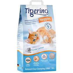Tigerino Lettiera Nuggies (Ultra) - Fiori Di Cotone - Set % 2 x 14 L (ca. 14.2 kg)