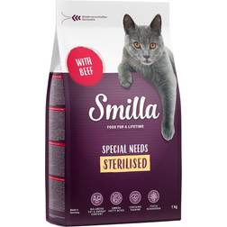 Smilla Adult Sterilised Con Manzo Crocchette Per Gatti - 2 x 10 kg 10kg