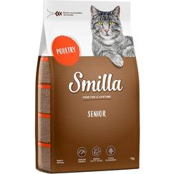 Smilla 1kg Senior Fjerkræ kattefoder