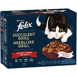 Felix Sfilaccetti Rustici 12 x 80 g - Farm Selection Manzo, Pollo, Anatra, Tacchino