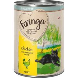 Feringa Single Meat Menè 6 x 410 g Umido Per Gatti - Mix I: Pollo, Coniglio, Agnello