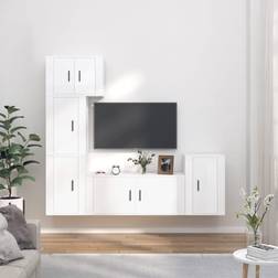 vidaXL Tv-skabssæt 5 dele konstrueret TV-bord