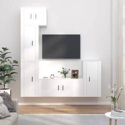 vidaXL Tv-skabssæt 5 dele konstrueret TV-bord