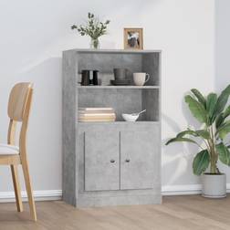 vidaXL Highboard Concrete Storage Cabinet