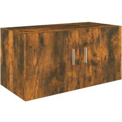 vidaXL Armadietto Da Rovere Fumo 80x39x40 cm Legno Multistrato Mobile a Parete