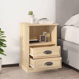 vidaXL Cabinets 2 Sonoma Bedside Table