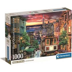 Clementoni 39776 Collection-San Francisco-1000 Teile-Puzzle für Erwachsene, hergestellt in Italien, Mehrfarbig