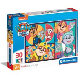 Clementoni CLE-Puzzle 30 SuperKolor Psi Patrol 20275 (30Teile)