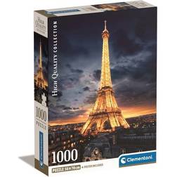 Clementoni 39703 Collection-Eiffelturm-1000 Teile-Puzzle für Erwachsene, hergestellt in Italien, Mehrfarbig