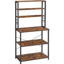 Vasagle Industriell design vintage brun-svart Bokhylla