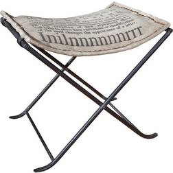 Inter Link Chaise Métal Canvas Kalinga Tabouret