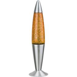 Rabalux Glitter Lavalampe 1x E14 Orange Silber Lampada lava