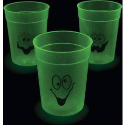 Gid Plastic Cup W/Halloween Design Party Supplies 12 Pieces