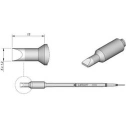 C470017 Loddespids Mejselform, lig..