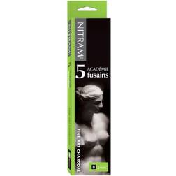 Nitram Academie Charcoal B Soft 5 Sticks