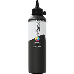 Daler Rowney System 3 Fluid Acrylic Mars Black 500ml