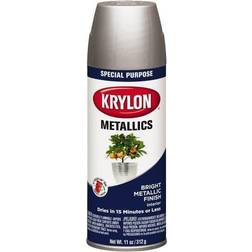 Krylon Metallic Paints 11 oz Aerosol Can Bright Silver Metallic