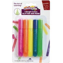 Glitter Glue Colorations Bright Glitter Goo Pens Set of 5