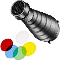 Mantona Universal Conical Snoot Set Aurora Bowens