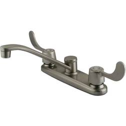 Kingston Brass Magellan Centerset Kitchen Faucet Grå