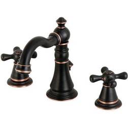 Kingston Brass Fauceture FSC1976AAX American Classic 8 in Widespread Bathroom Faucet Brown
