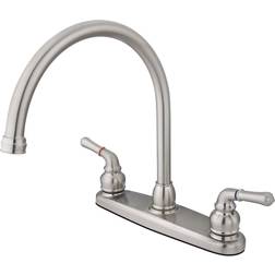Kingston Brass KB798LS Magellan Centerset Kitchen Faucet Brushed Nickel Brushed Nickel