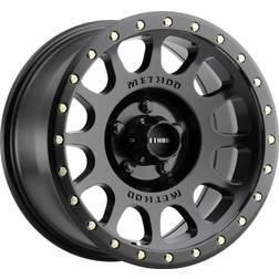 Method Race Wheels Method Race Wheels MR30578555500 17 NV 5 BP 4.75 B-S UTV Beadlock Series Matte Black Wheel
