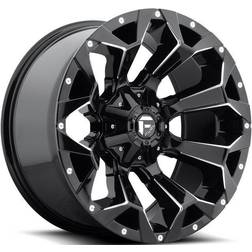 Fuel Off-Road D576 Assault Wheel, 20x10 with 5 on 5.5/150 Bolt Pattern Gloss Milled