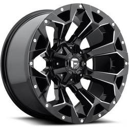 Fuel Off-Road Assault D576 Wheel, 20x10 with 6 on 135/6 on Bolt Pattern Milled