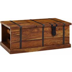 Wohnling Kachour 58 cm Rund Natur Soffbord