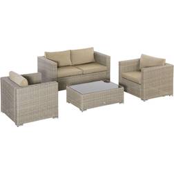 OutSunny 4-tlg. Lounge-Set