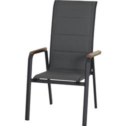 Siena Garden Tesoro N40080 Havestol Aluminium Teakholz Antracit Grå Natur