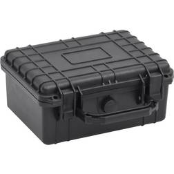 vidaXL Transportabel flightcase 24x19x11 cm PP sort