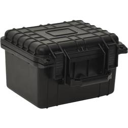 vidaXL Flugkoffer Tragbar Schwarz 27x25x18 cm PP