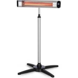 Blumfeldt Dark Wave Stand Calentador 2000 W Tubo de Carbono Recubierto de Oro IP65 Soporte