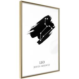 Artgeist Affisch Zodiac Signs: Leo 30x45 Poster