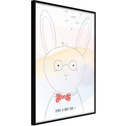 Artgeist Affisch Greetings from Rabbit 30x45 Poster