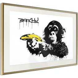 Artgeist Affisch Banksy: Monkey with Banana Poster