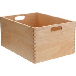 Zeller Stabelbare Kasser Af Bøg 40cm x 30cm x 21cm Opbevaringsboks