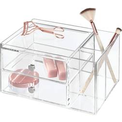 InterDesign 7 W Clear Plastic Cube Storage Bin