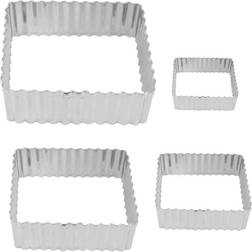 R&M International R & M International Fluted Rectangle Biscuit Cookie Cutter