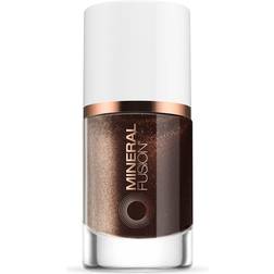 Mineral Fusion Nail Polish - Pink Glitter Rose