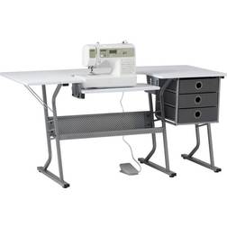 Sew Ready Sew Ready 13376 Eclipse Ultra Sewing Machine Table In Gray White