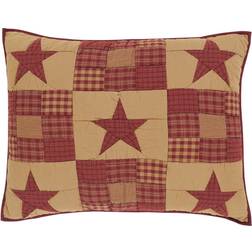 VHC Brands Cody Star Reversible Pillow Case Red (66.04x)