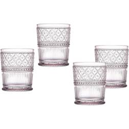 Godinger Claro Set Four Double Old Fashion Wine Glass 4